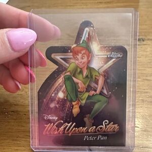 Disney Peter Pan Star-Shaped Card with Green and Pink